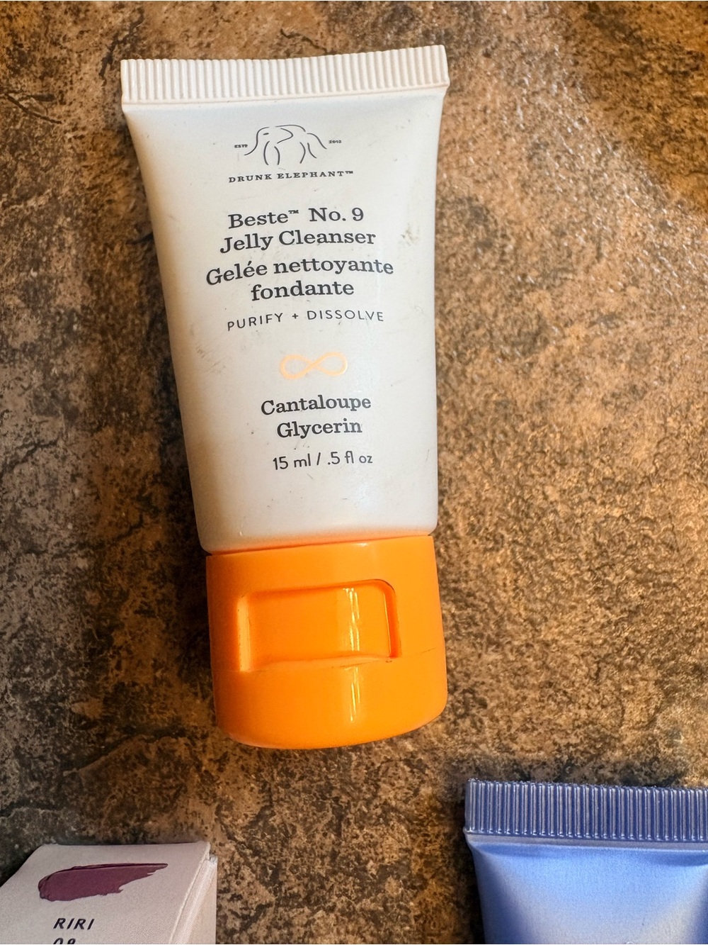 Drunk Elephant Jelly Cleanser with Orange Cap
